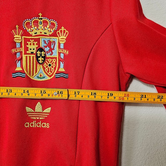 *RARE* ADIDAS Men's Spain Firebird World Cup Soccer Team Track Zip Jacket Sz M - Picture 14 of 15